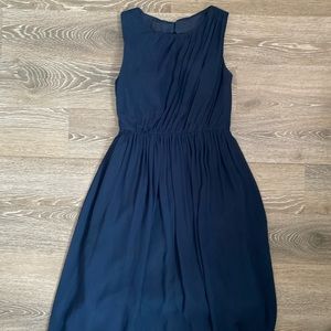 Jenny Yoo Navy Maxi Bridesmaids Dress Size 4